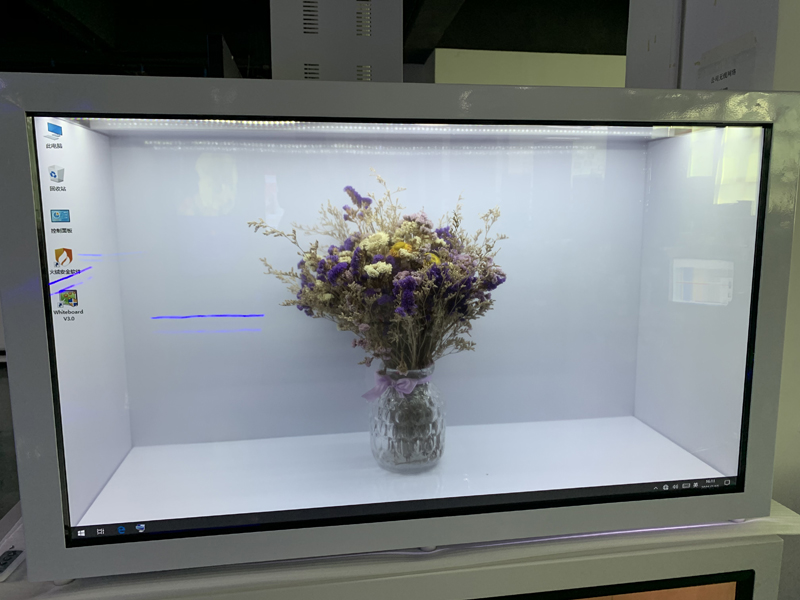 智能展厅透明显示屏透明显示柜互动展示系统解决方案